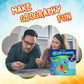 GeoPuzzle 19x16 Australia & Oceania Jigsaw Puzzles,50 Pc Puzzle for Kids