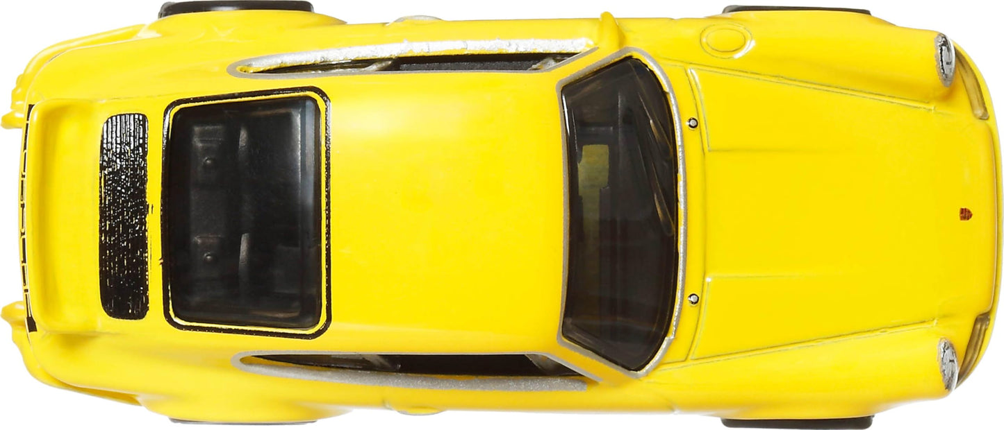 Hot Wheels Premium Car Culture Hammer Drop 1:64 Scale Die-Cast Porsche 911 Carrera RS 2.7 Vehicle with Real Riders Tires & Metal/Metal Body & Chassis