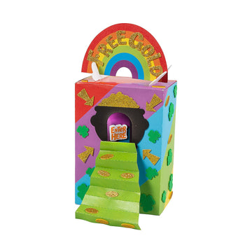 Fun Express 3D Large Leprechaun Trap Craft Kit, Makes 3