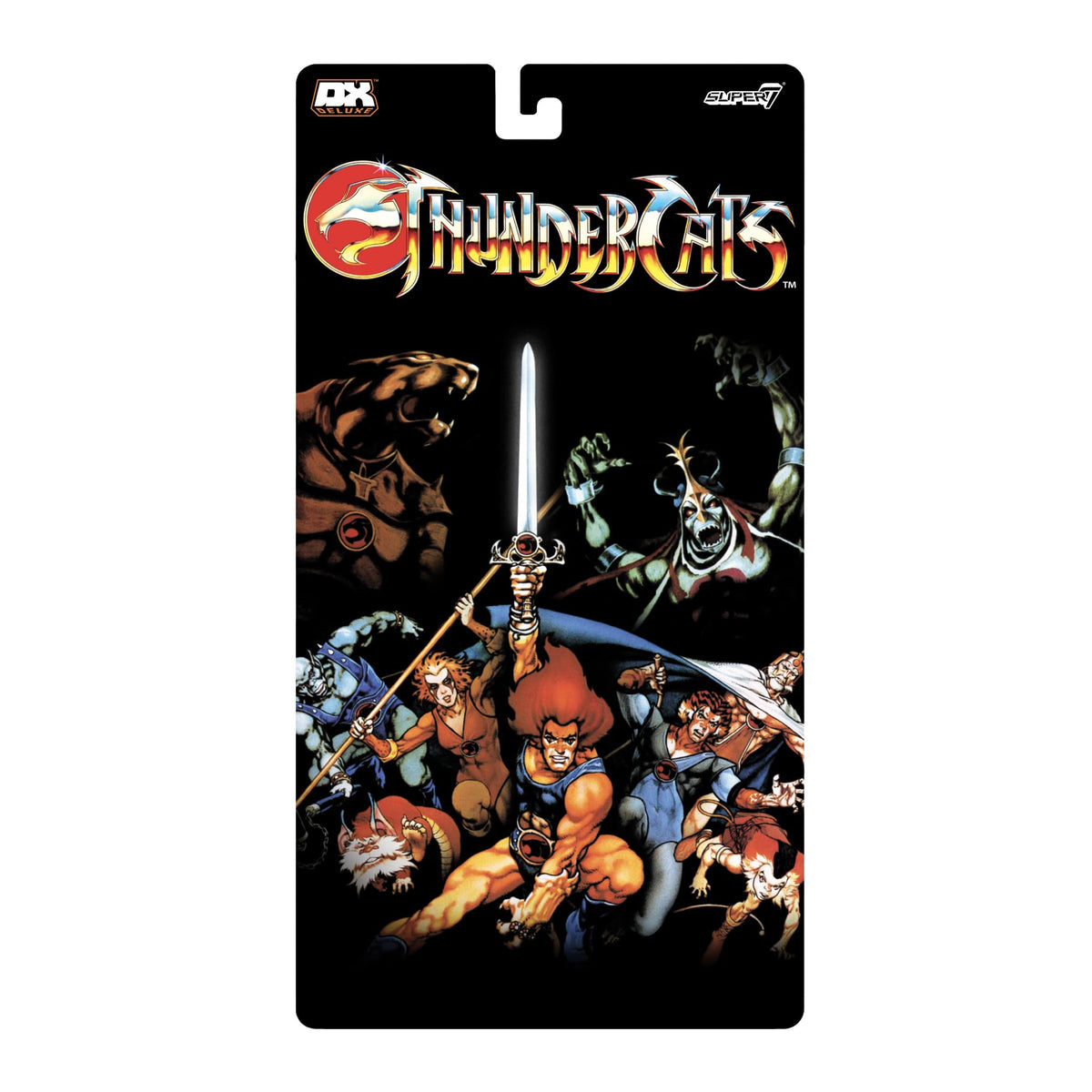 Super7 Deluxe Thundercats Lion-O (Toy Recolor) - 7" Thundercats Action Figure with Accessories - Classic Cartoon Collectibles and Retro Toys