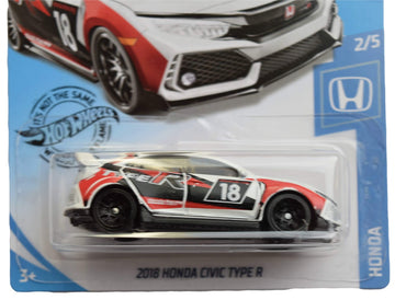 Hot Wheels 2018 Honda Civic Type R 81/250, White