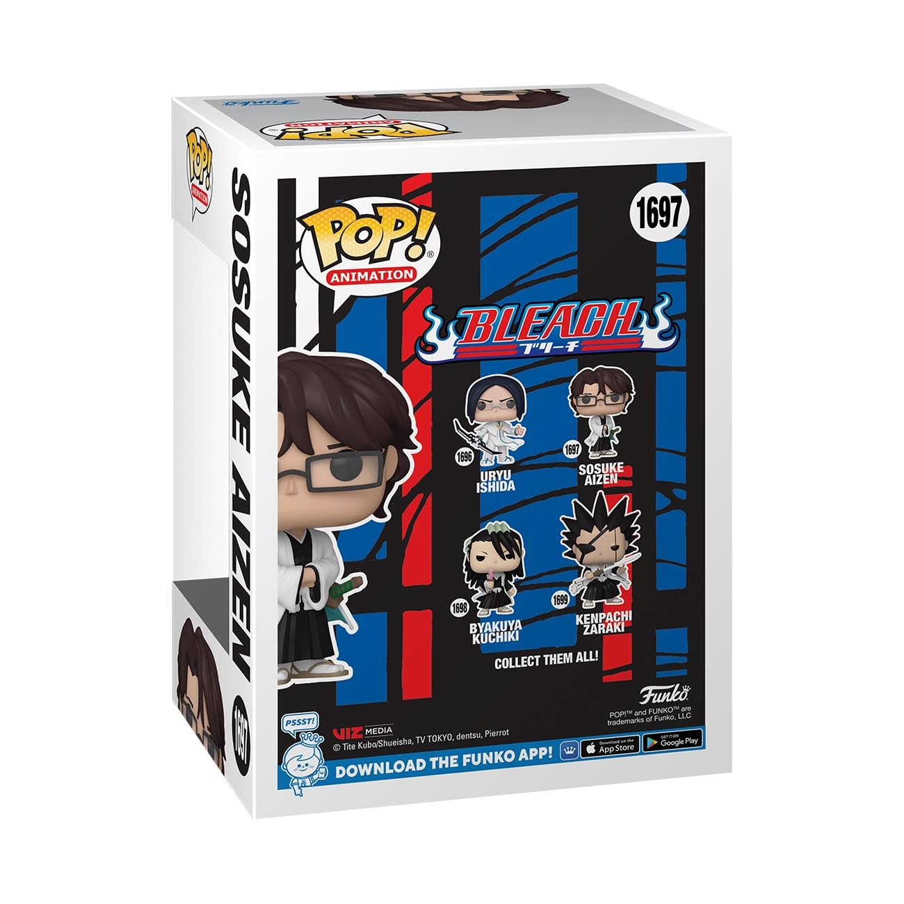 Funko POP Animation: Bleach - Aizen Sousuke - Bleach - Collectable Vinyl Figure - Gift Idea - Official Merchandise - for Kids & Adults - Anime Fans