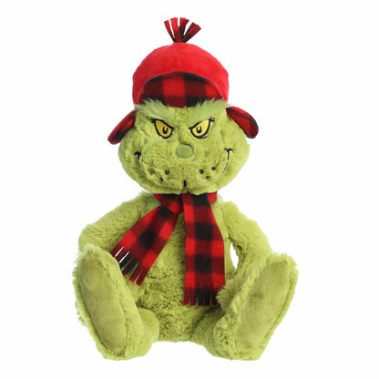 Aurora® Whimsical Dr. Seuss™ Wilderness Grinch Stuffed Animal - Officially Licensed Plush for Imaginative Play - Perfect for Kids and Adults - Green