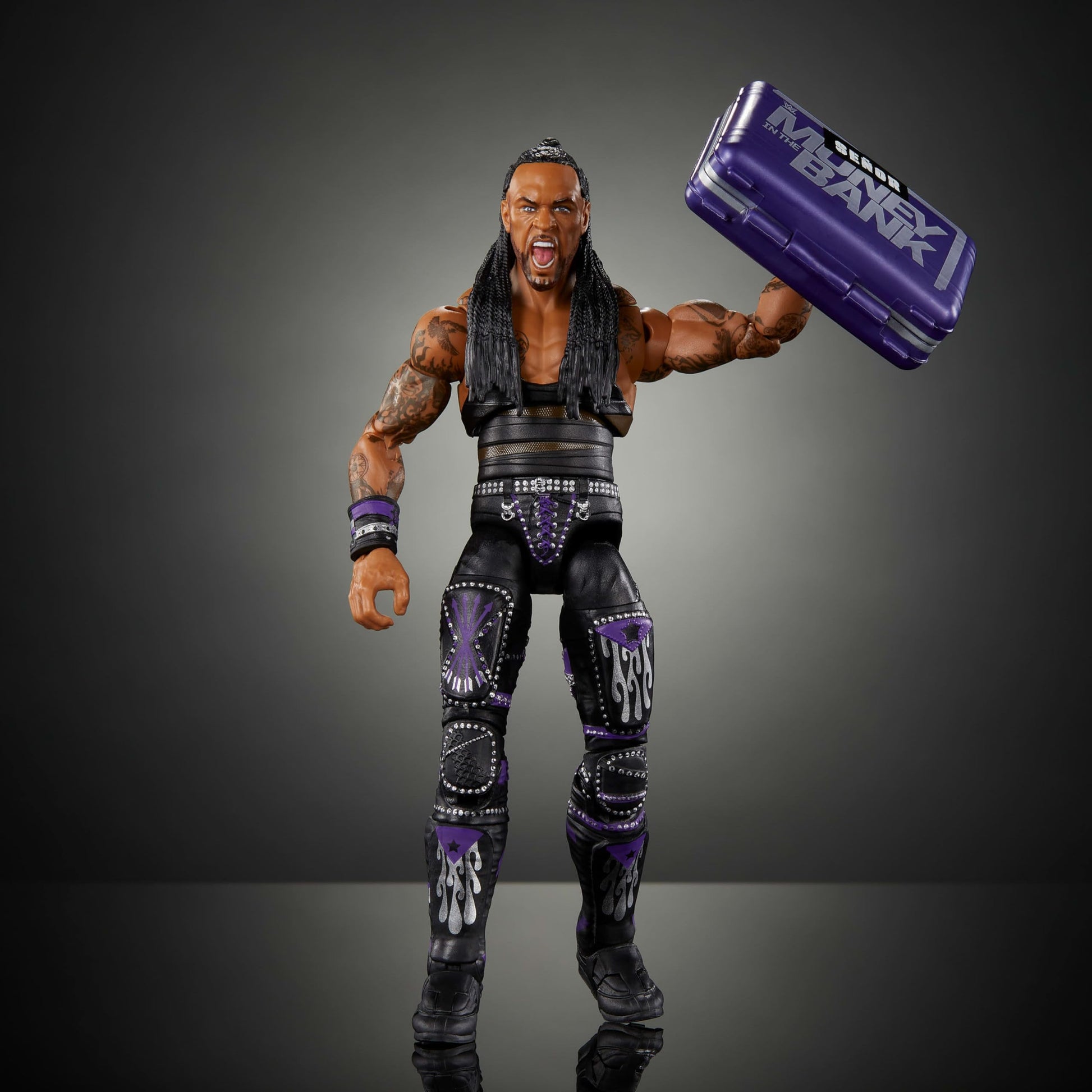 Mattel WWE Ultimate Edition Action Figure & Accessories, 6-inch Damian Priest Collectible Set, Swappable Heads & Hands, 30 Articulation Points