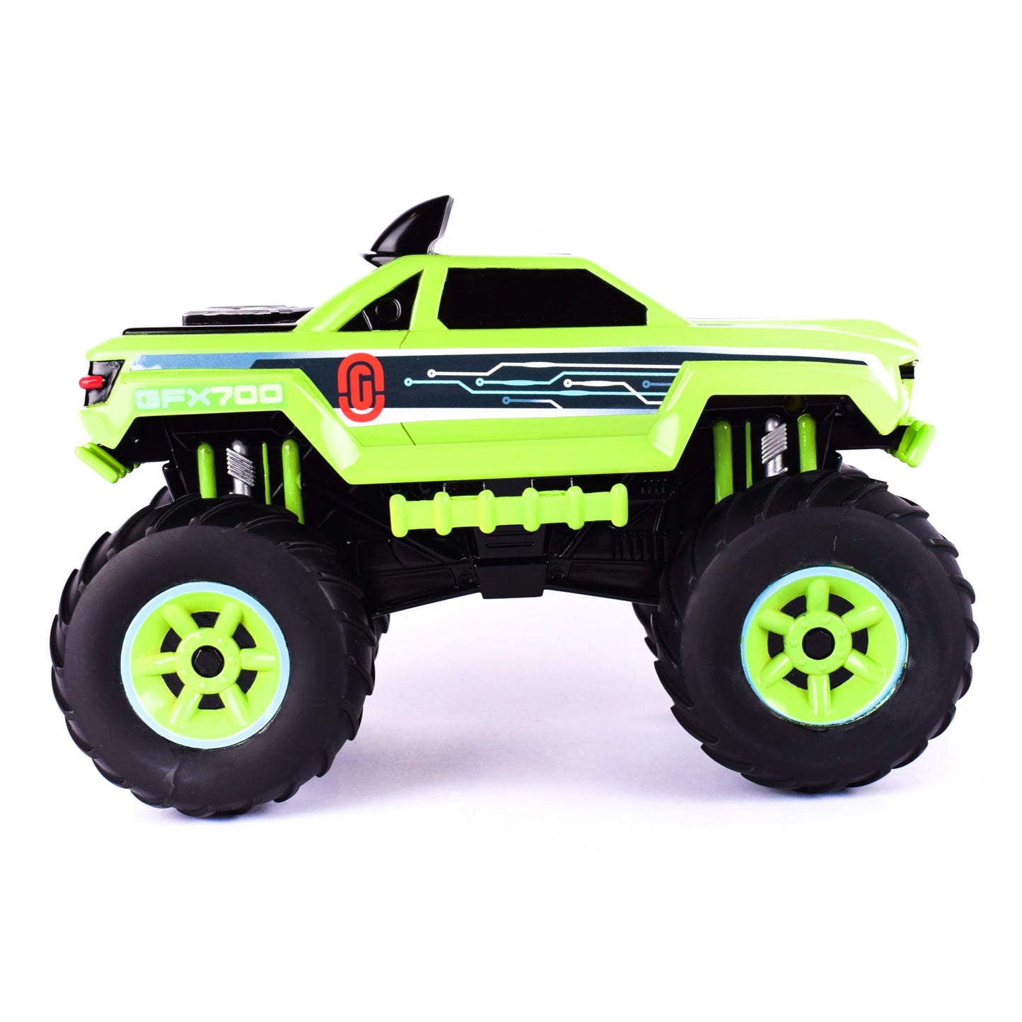 Maxx Action 12" Motorized 'Lights & Sounds' Off-Road Monster Truck - Green