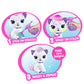 Canal Toys Personalize Airbrush Plush Large Kitty! Decorate, wash, Repeat! Customize Your own Spray Art Plush with Markers, Battery Powered Airbrush