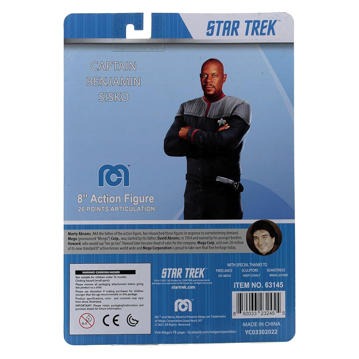 MEGO Corporation Star Trek: Deep Space Nine - Captain Sisco 8-Inch Action Figure