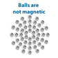 Four Brothers Replacement Balls for Crossfire Game - 9mm Balls - 50 Pack (Non-Magnetic)