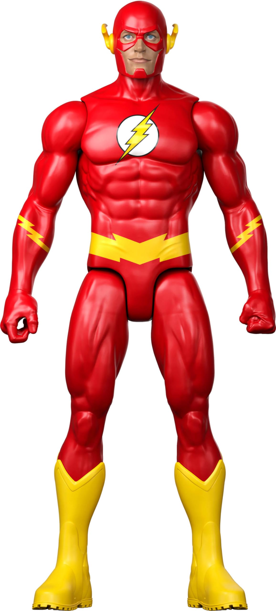 Mattel DC 12 Inch The Flash Action Figure, Classic Red & Yellow Super Suit, Detailed Design & 7 Points of Articulation