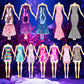 Keysse 29-Piece Sequin Mermaid Doll Clothes for 11.5 Inch Dolls