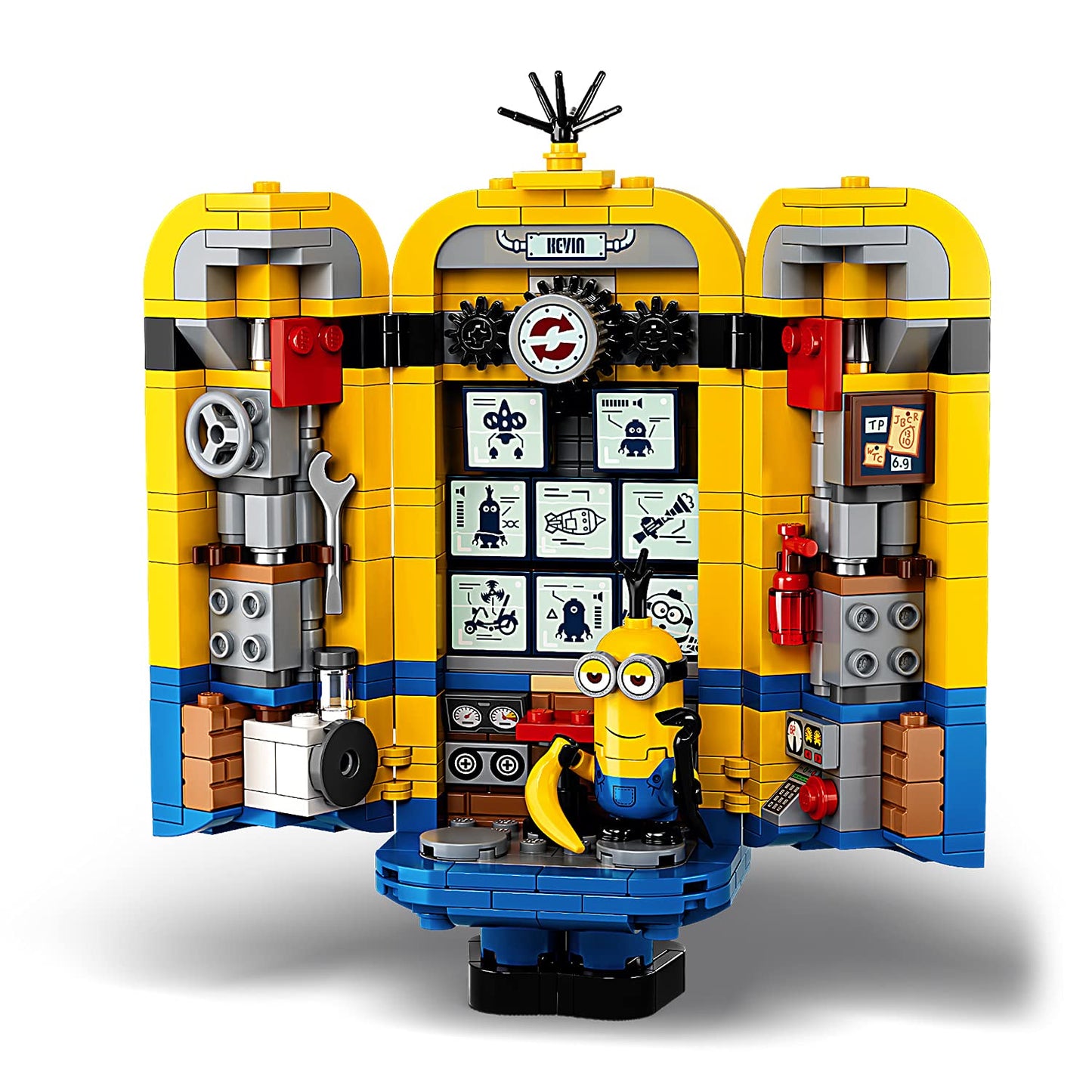 LEGO Minions: The Rise of Gru: Brick-Built Minions and Their Lair (75551) Building Set for Kids, Great Birthday Present for Kids Who Love Minions