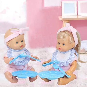 9 Sets for 9-10-11 Inch Alive Baby Doll Clothes Reborn Newborn Dress Outfits Clothing Costumes with Kitchen Accessory