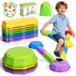 HYES Balance Beams Stepping Stones for Kids 3-5, Obstacle Courses Toys