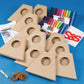 S&S Worldwide-CF-9985 Make-A-MandoHarp Craft Kit (Pack of 12), 8 in X 7 in