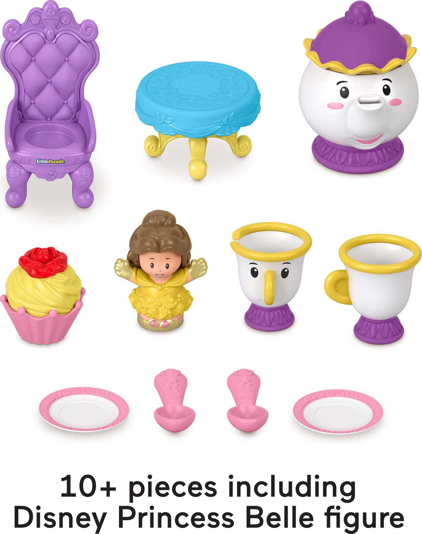 Fisher-Price® - Disney Princess Time For Tea With Belle By Little People®