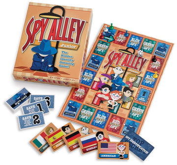 Spy Alley Junior Board Game - Guessing Game for Kids - Light Strategy - Best of Early Gamers.