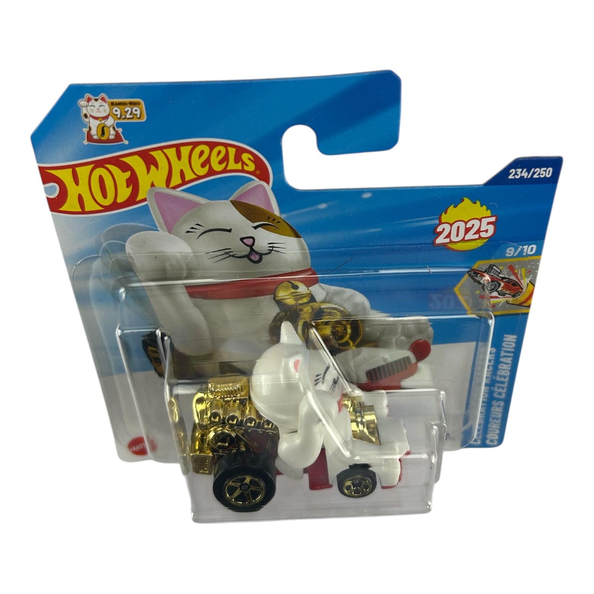 Hot Wheels Feline Lucky, Celebration Racers 9/10 [White] 234/250