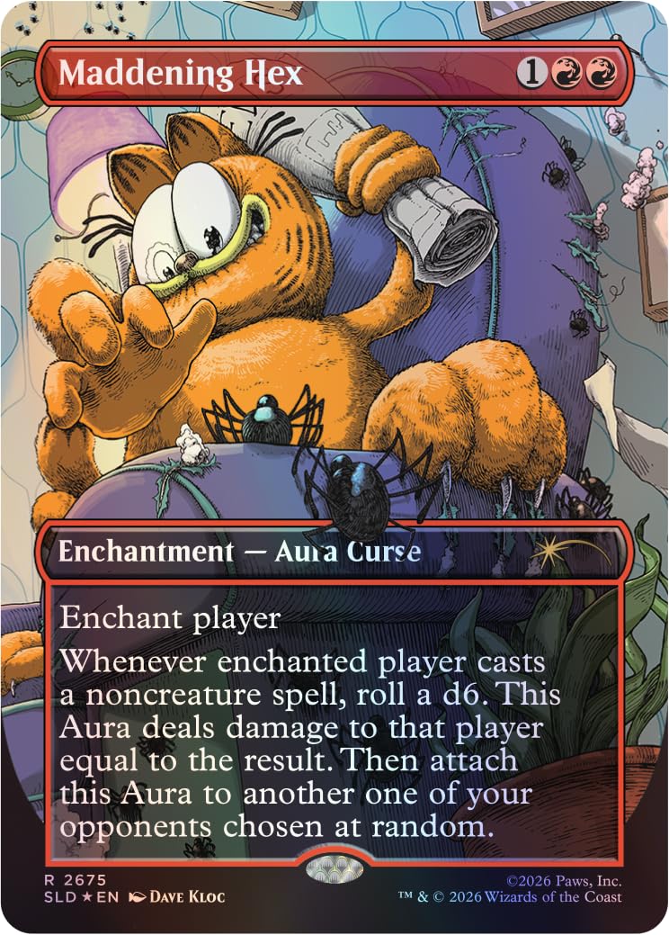 Magic: The Gathering Secret Lair x Garfield: Our Only Thought is to Entertain You (Traditional Foil Edition)