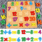 Wooden Number Puzzle for Young Children, 1-20 Digit Operation Symbol Puzzle