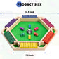 Shut The Box Game Wooden Board Game -2-6 Player Math Game - Educational and Entertaining