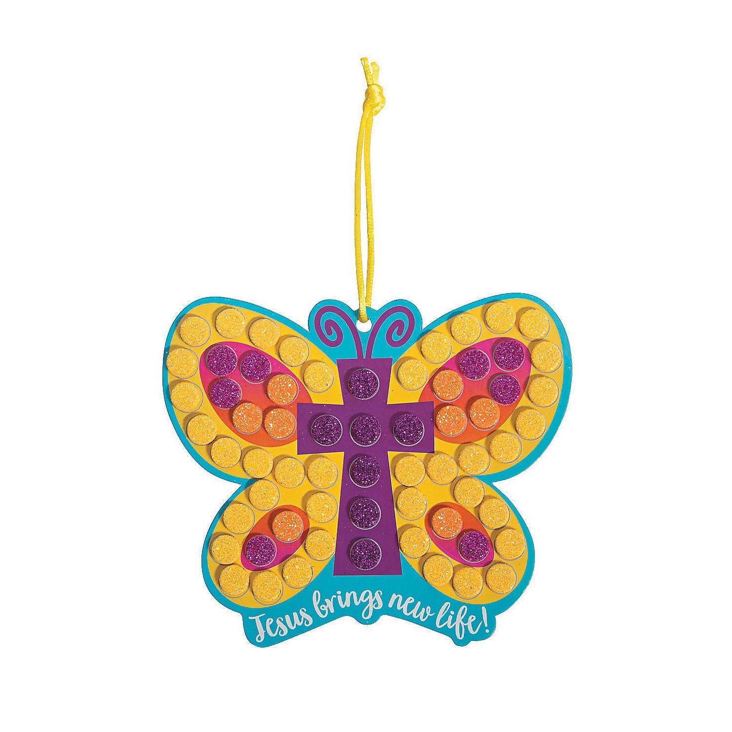 Religious Butterfly Mosaic Craft Kit - Crafts for Kids and Fun Home Activities