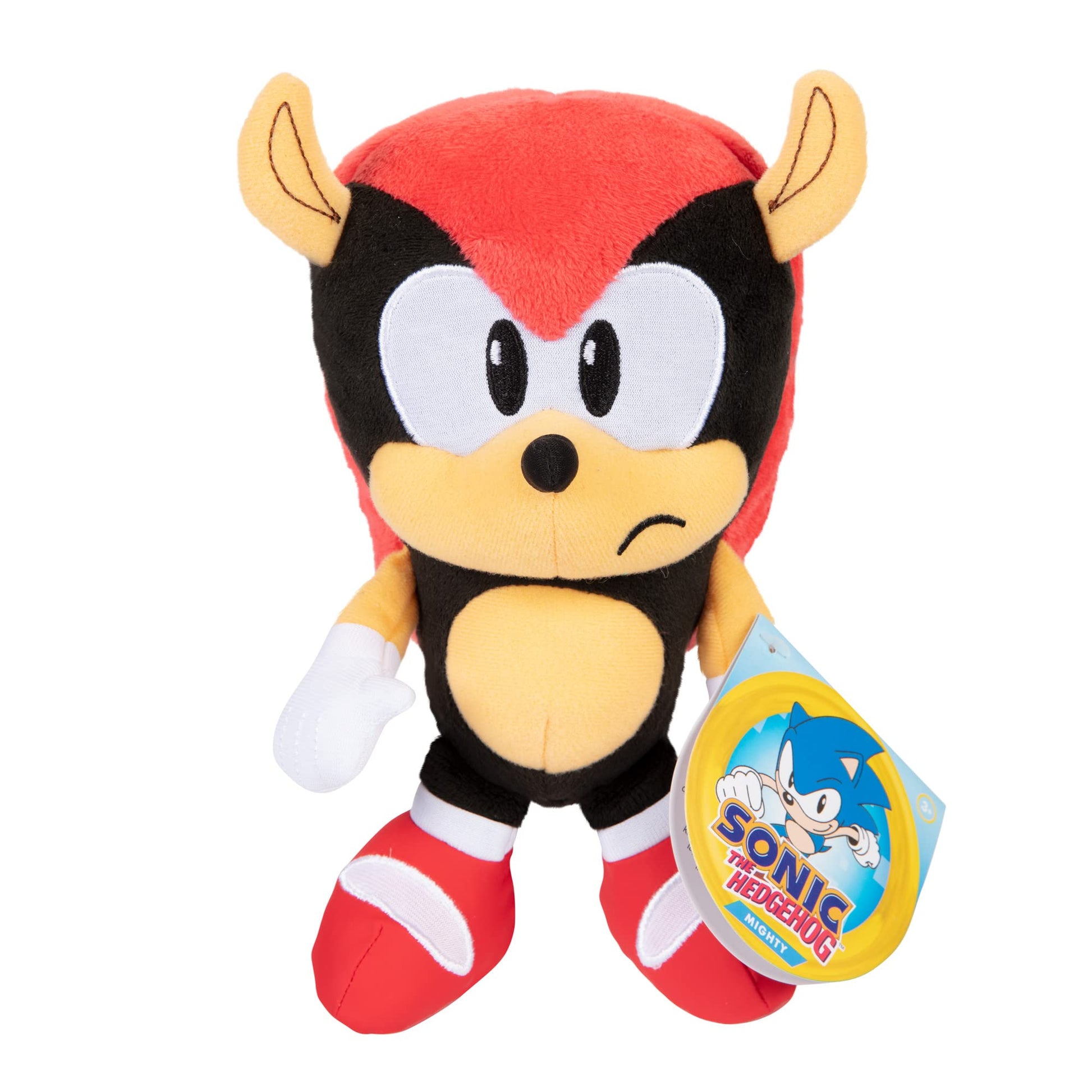 JAKKS Pacific Sonic The Hedgehog 9-Inch Plush Classic Collectible Sonic, Mighty & Jade Wisp 3-Pack