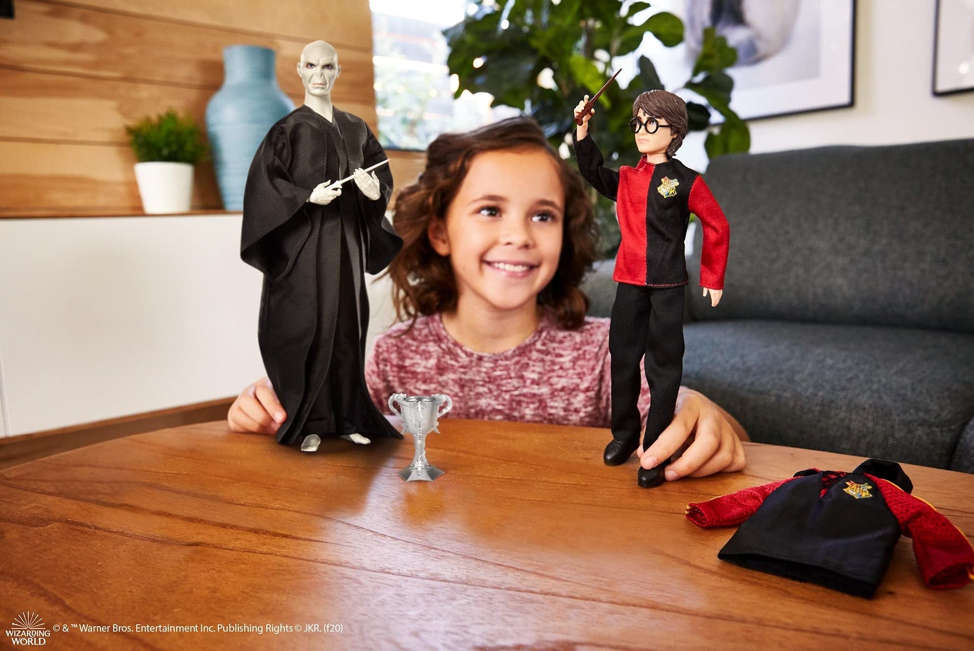 Harry Potter Collectible Doll 2-Pack, Gift Set with 12 Inch Voldemort Doll and 10.5 Inch Doll, with Film Inchspired Fashions and Wands