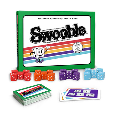Dizzy Hill Games Swooble - Fast-Paced Card & Dice Game