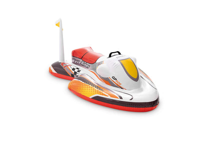 Intex Wave Rider Inflatable Pool Float: Pool Toy for Kids - Heavy-Duty Handle - 88lb Weight Capacity - 46" x 30.5" - for Ages 3+