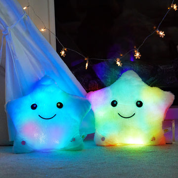 BSTAOFY 13'' Light up Musical Twinkle Star Plush Soft Creative Lullaby Glowing Singing Star Plush Toy, Birthday for Kids Toddlers Boys Girls, Pink