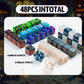 62 PCS MTG Dice Counters Set Keyword Tokens Abilities Life Counter 1/+1 counters Commander Buff Tokens Gold 6 Sided Dice Set for MTG, TCG, Card Games