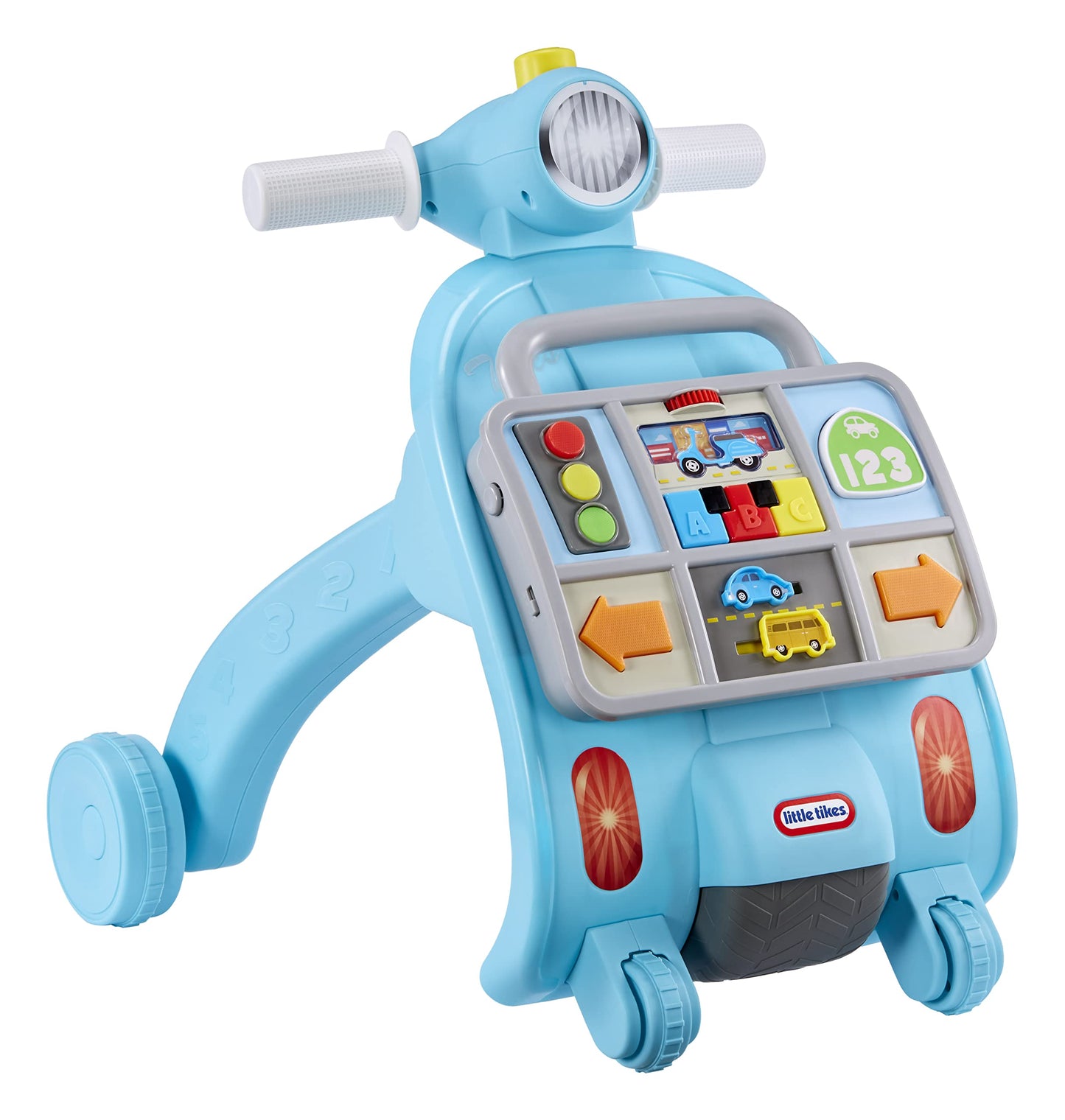 Little Tikes Learn & Play Learning Lane Activity Walker, Sit-to Stand, Walking, Sounds, Learning, Sound Effects, Gift & Travel Toy for Babies Infants