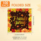 100Pcs Thanksgiving Napkins Fall Disposable Paper Napkins,Fall FriendsGiving Theme with Autumn Leaves & Pumpkins Print, Party Tableware
