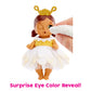 Baby Born Surprise Small Dolls Series 7 4" - Unwrap Surprise Collectible Baby Doll with 3 Water Surprises, Garden-Themed Outfit, Color Change Diaper