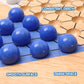 GSE Games & Sports Expert 15" Jumbo Oak Wood Chinese Checkers Board Game Set with Colorful Glass Marbles, Classic Strategy Family Board Game
