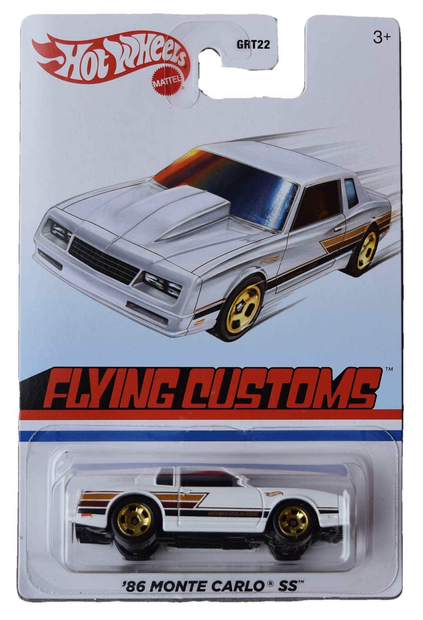 Hot Wheels '86 Monte Carlo SS - Flying Customs - white