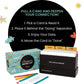 Flowjo Couple Bucket List Games for Game Night - Couples Games Card Games with 100 Original Date Night Ideas - His and Hers Fun Games - Ideal