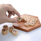 KINGOU Wooden Logic Puzzle Brain Teasers Intellectual Toy Number Puzzle