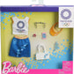 Barbie Fashion Pack of Doll Clothes Inspired by The Olympic Games Tokyo 2020, Collectible Set Includes Sports Top with Logo, Skirt & 6 Accessories