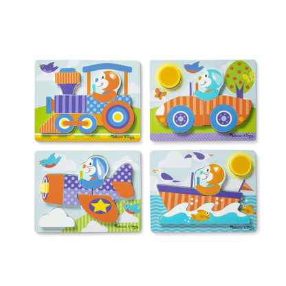 Melissa & Doug Jigsaw Puzzle Set - Vehicles