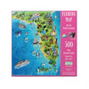SUNSOUT INC - Florida Map - 500 pc Jigsaw Puzzle by Artist: Maria Rabinky - Finished Size 18" x 24" - MPN# 20521
