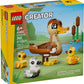 LEGO Creator Duck Family Building Set - 262-Piece Animal Toy with Posable Mother Duck & 3 Ducklings, Cute Play & Display Model, Gift for Kids - 40885