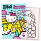 SANRIO Hello Kitty and Friends Coloring Book Jumbo Set - Bundle Activity Book Featuring My Melody, Kuromi, Keroppi, More Plus Stickers, Crayons |