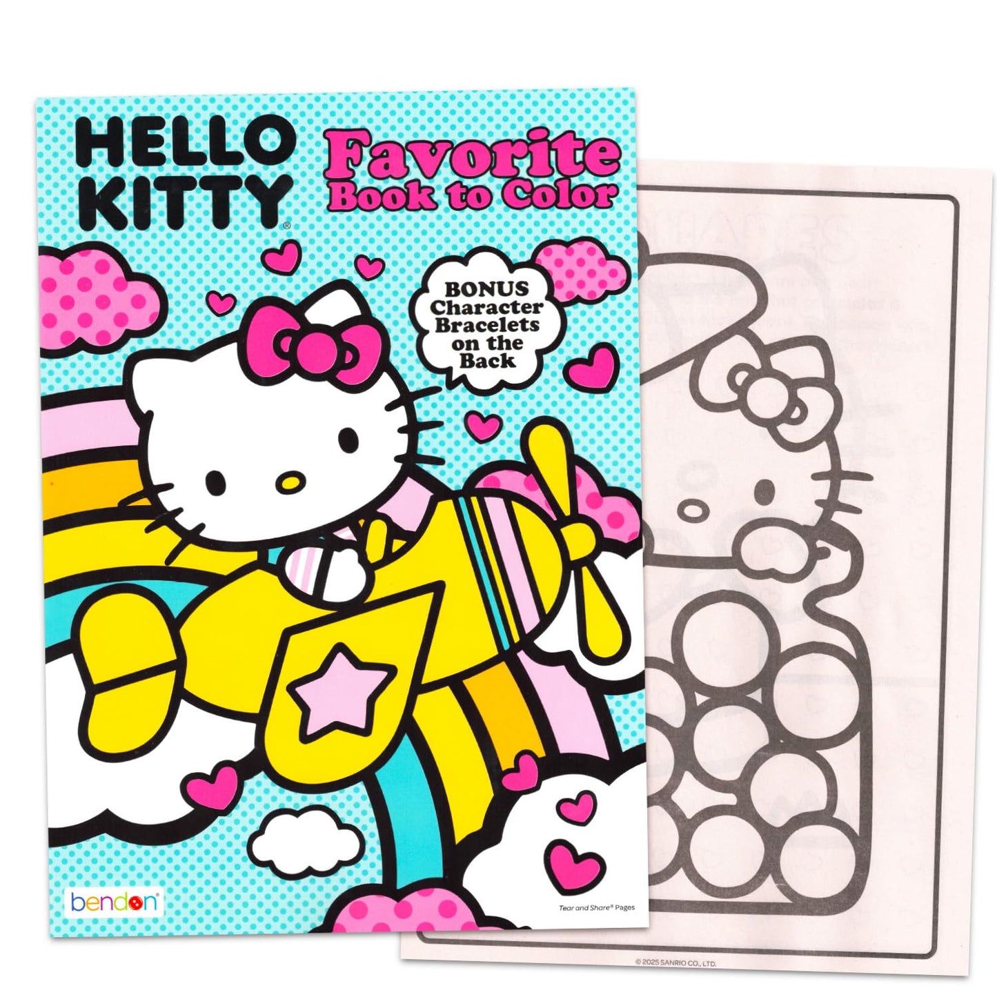 SANRIO Hello Kitty and Friends Coloring Book Jumbo Set - Bundle Activity Book Featuring My Melody, Kuromi, Keroppi, More Plus Stickers, Crayons |