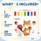YPLUS Paint with Water Coloring Books for Toddlers 1-3 2-4 Animals