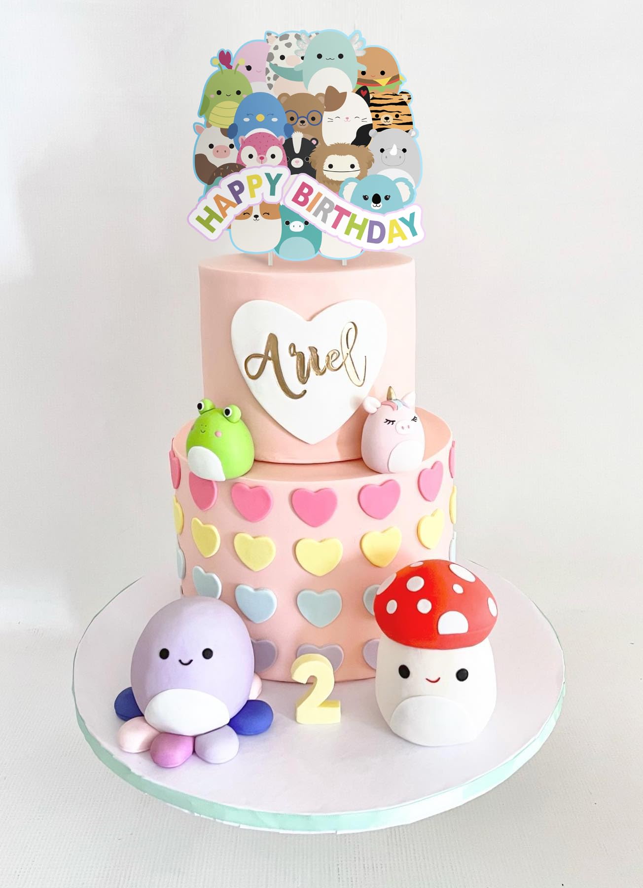 Squishmellow Cake Topper Girls or Kids Childrens Squish Birthday Party Decor