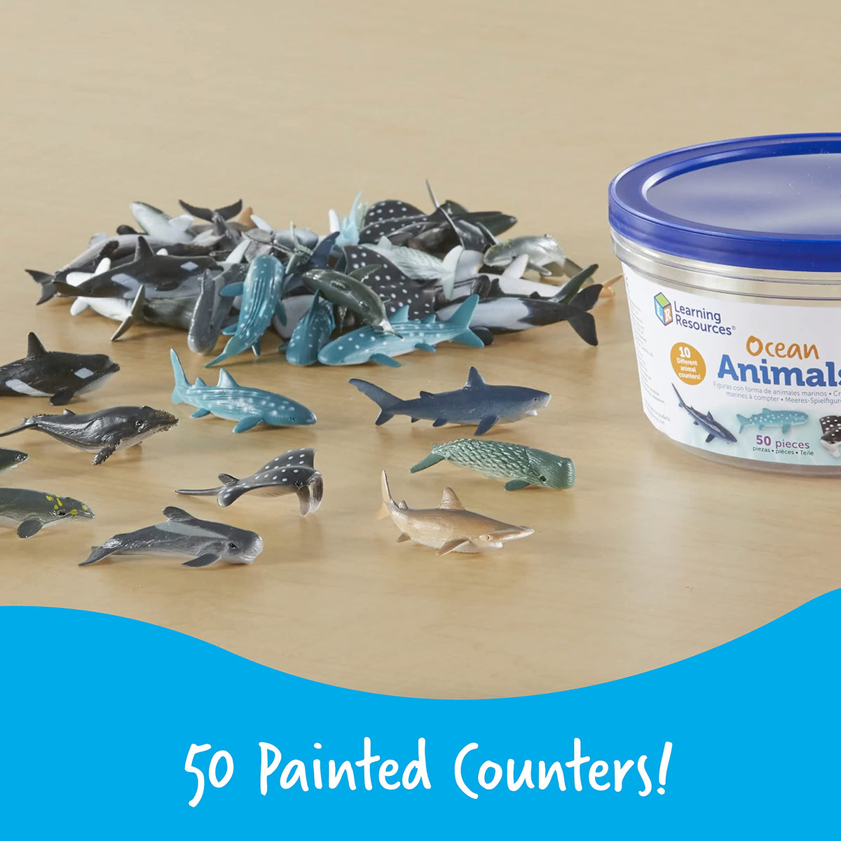 Learning Resources Ocean Animal Counters