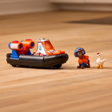 Paw Patrol: Search & Rescue Zuma Hovercraft Water Vehicle with 2 Characters Backload Toy Boat Toys for Kids Girls 3+ Years