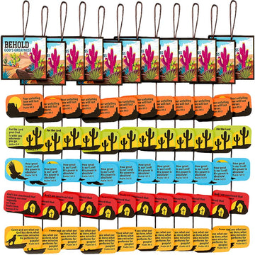 Fun Express Southwest VBS Sunday School Bible Memory Kit - VBS Bible School & Church Christian Kids Ages 4-8 - Easy Self-Adhesive Design - Makes 12