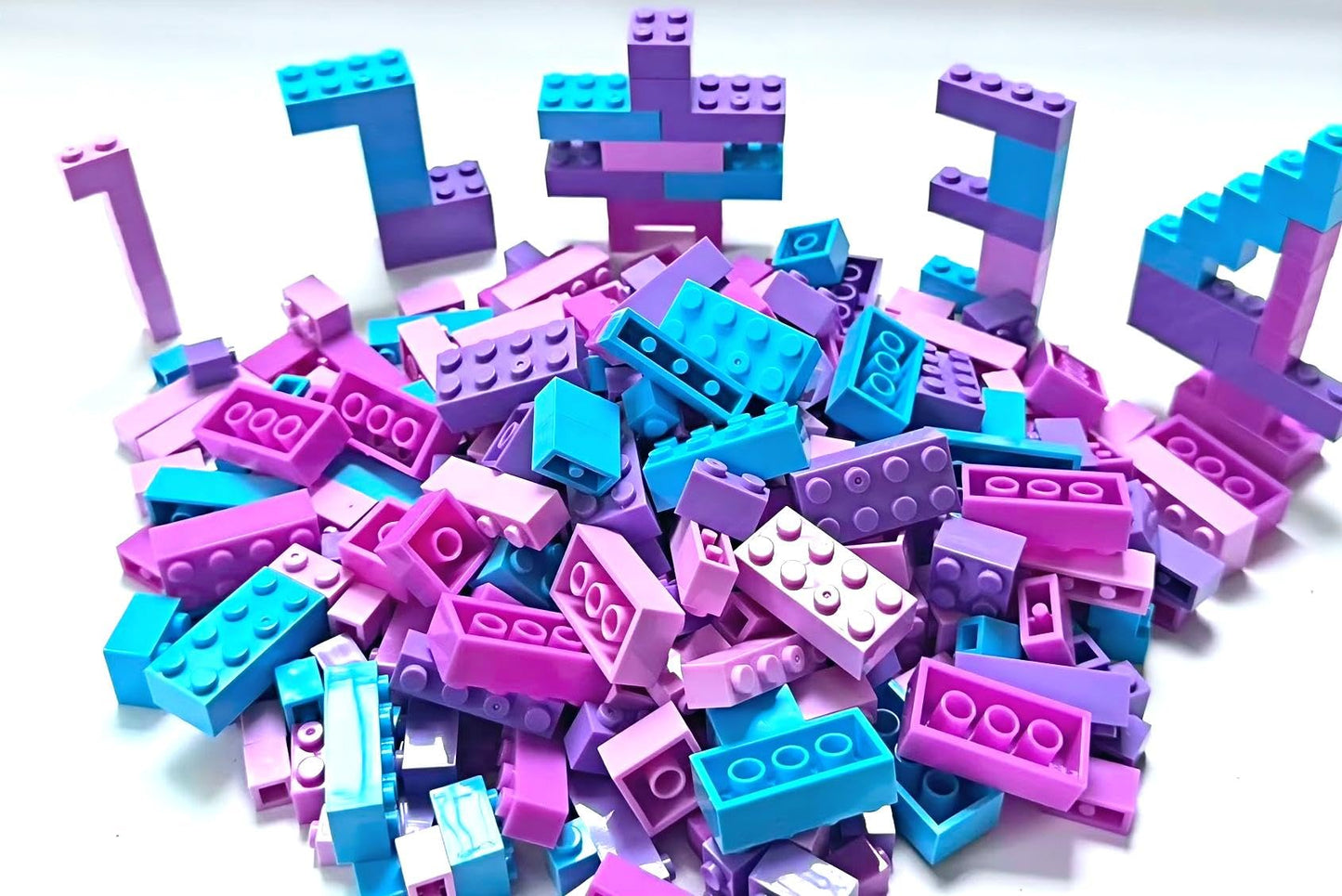 300 Pieces Friend Girls Building Bricks, Bulk Small Bricks for Building, Compatible with Lego Parts and Pieces, Creative Building Block Toys for Girls